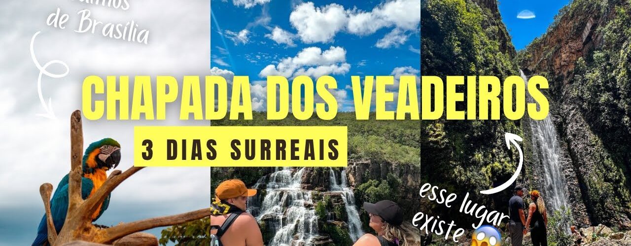 3 DIAS na Chapada dos Veadeiros saindo de Brasília (lugares SURREAIS 😱)